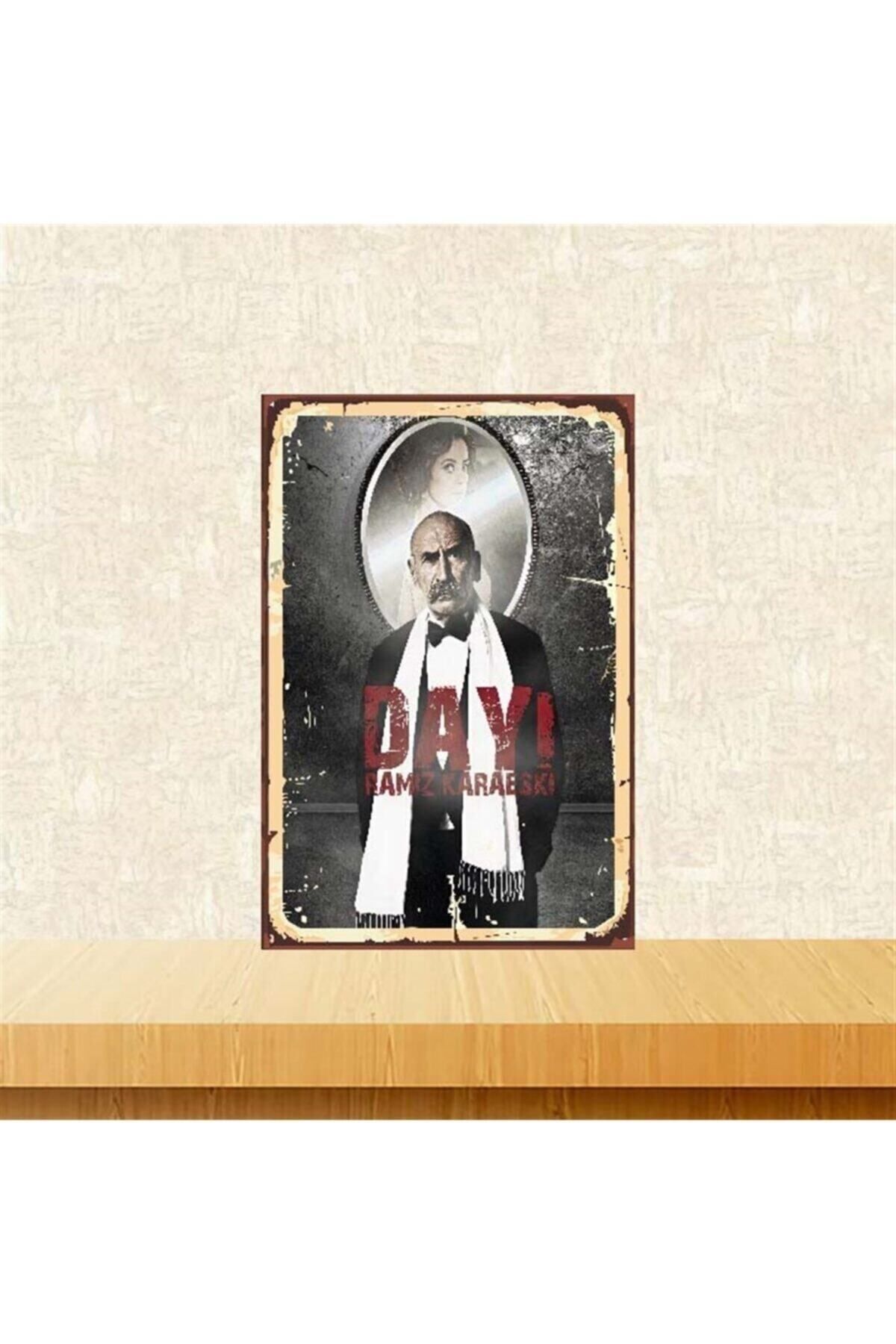 TAKIFİX Ramiz Karaeski 20*30 Cm Retro Ahşap Poster