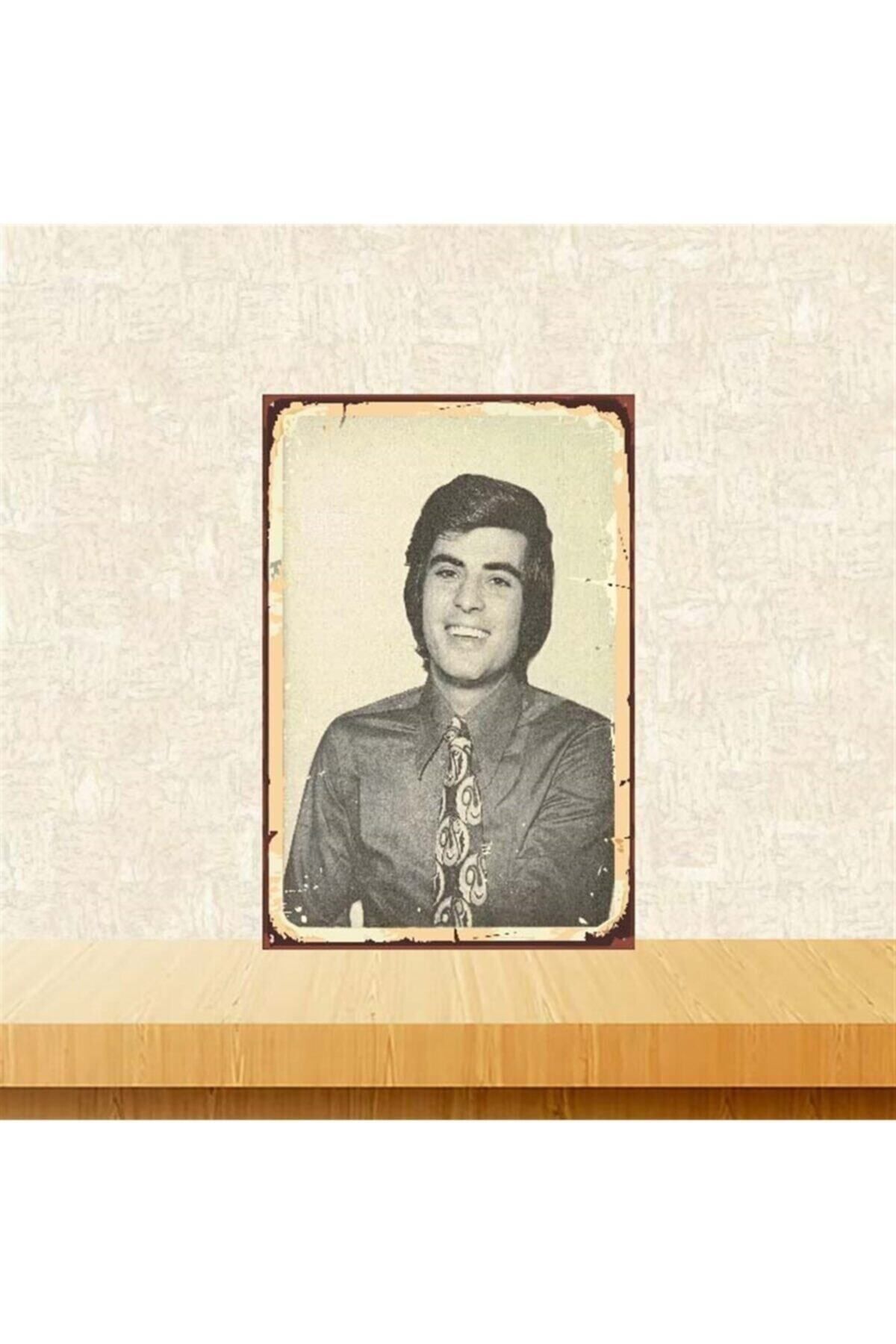 TAKIFİX Tarık Akan 20-30 Cm Retro Ahşap Poster Tkfx3930