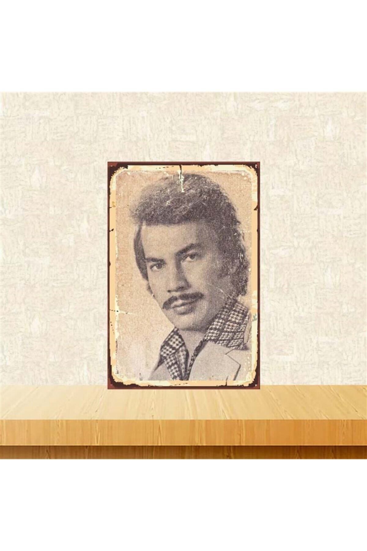 TAKIFİX Orhan Gencebay 20 30 cm Retro Ahşap Poster Tkfx3810