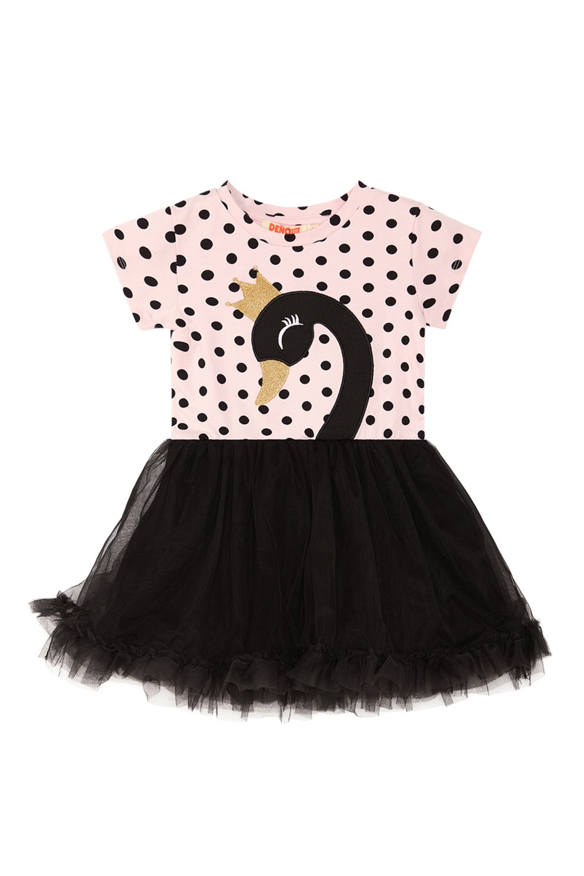 Denokids-Fete Copii Rochie Neagra Tulle Rochie Tutu Rochie Seara Rochie Buline 3