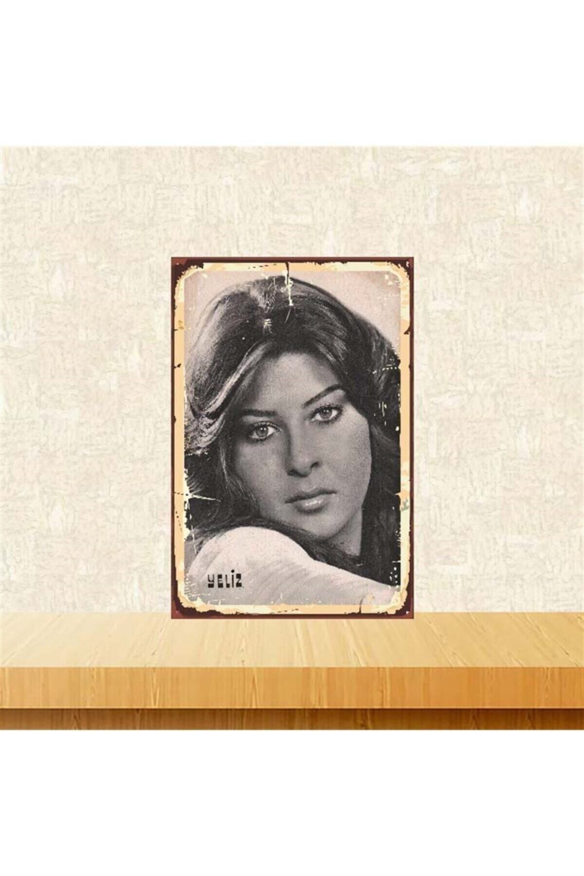 TAKIFİX Yeliz 20-30 Cm Retro Ahşap Poster Tkfx3715