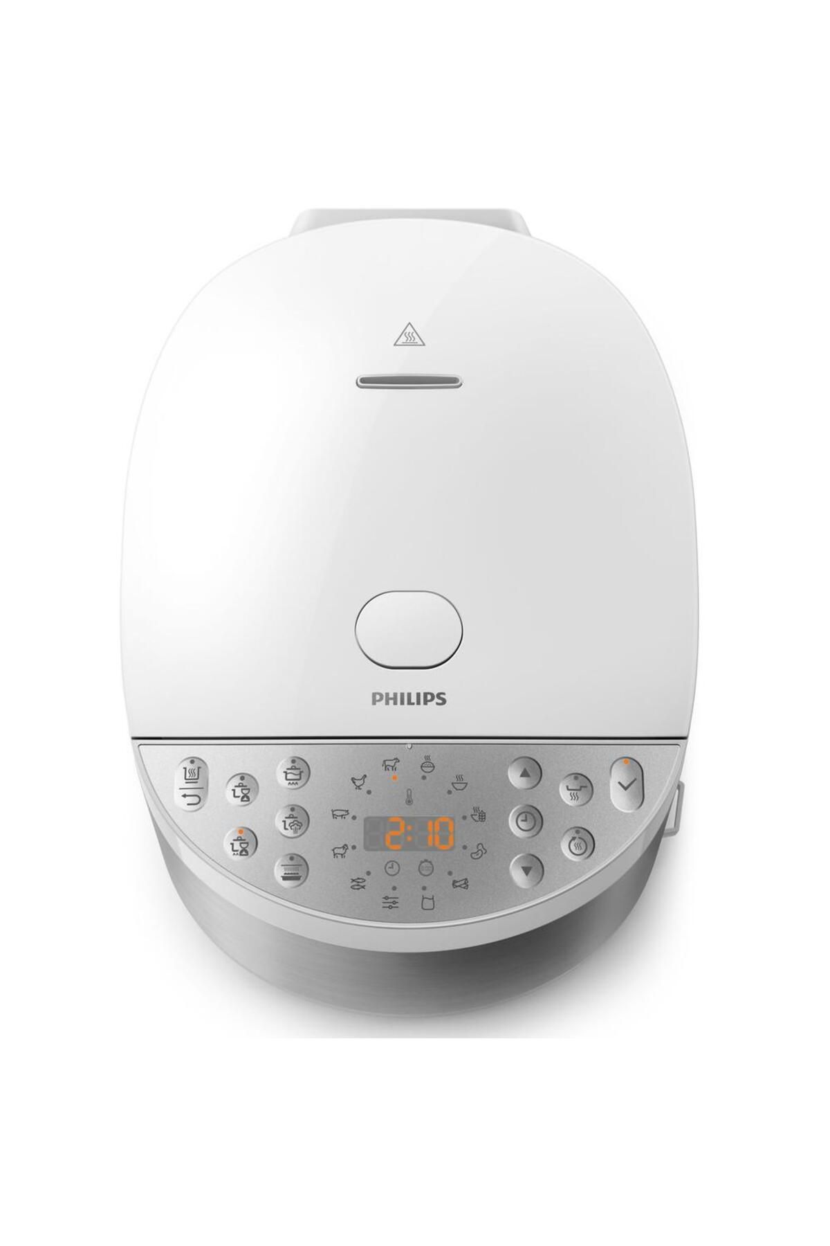 Philips-Multicooker Philips HD4713/40, 2000 W, capacitate 5 l, 60 programe presetate, control temperatura 2