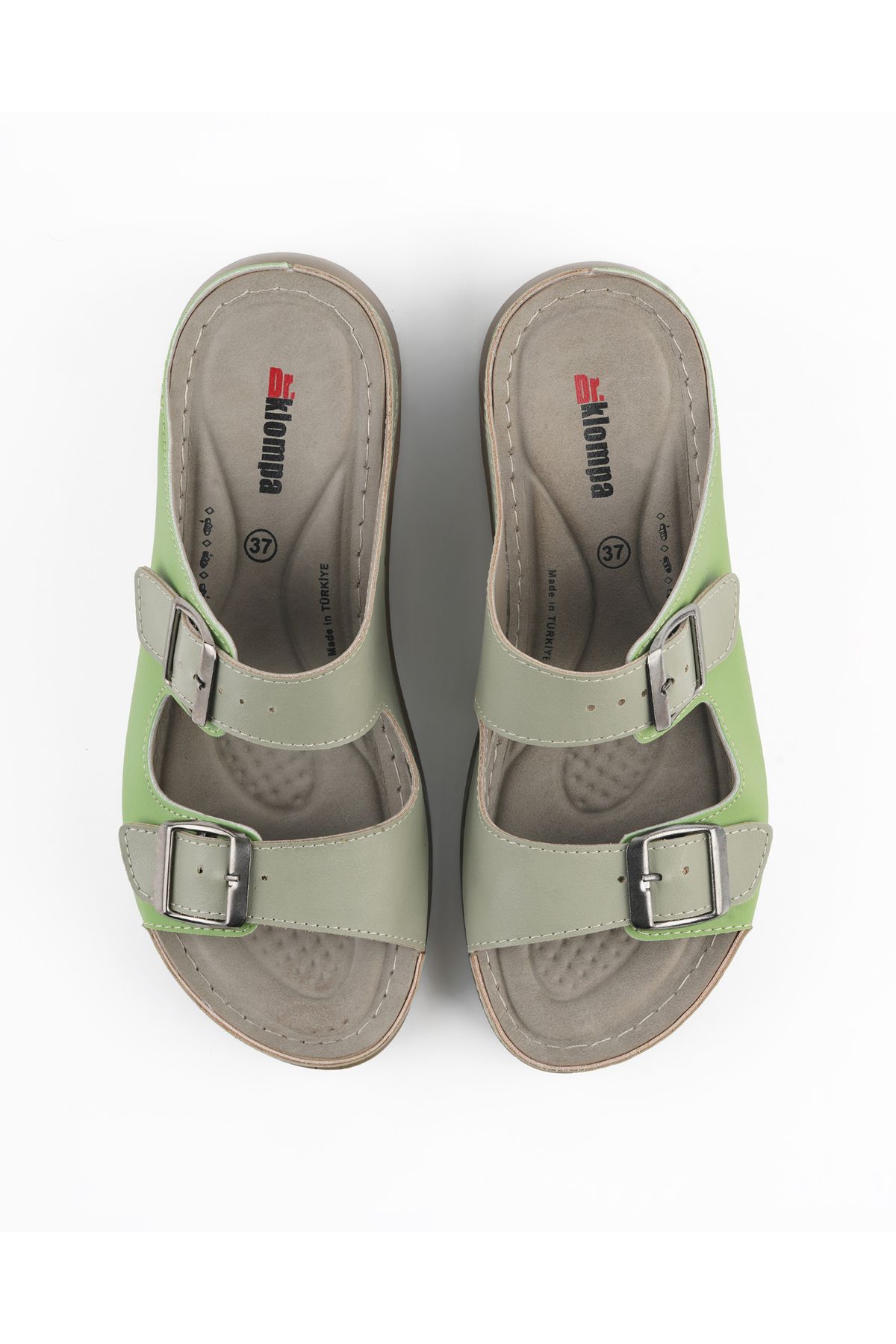 DR KLOMPA-Women's Slippers Dk677 Green - Dark Green Stylish and Useful Daily Slippers 5