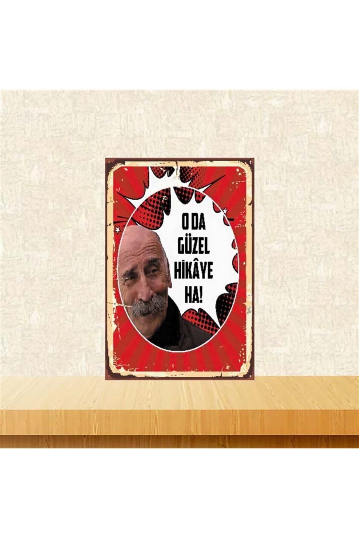 TAKIFİX Tuncel Kurtiz 20-30 Cm Retro Ahşap Poster