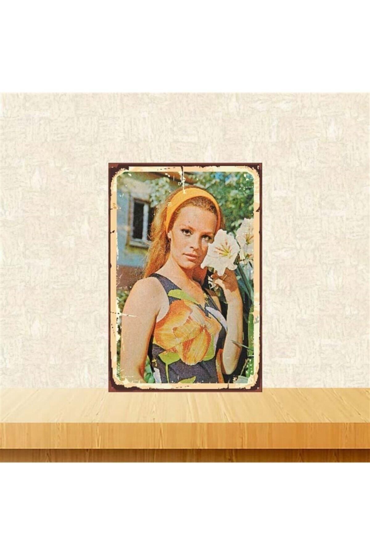 TAKIFİX Hülya Koçyiğit 20-30 Cm Retro Ahşap Poster Tkfx3708