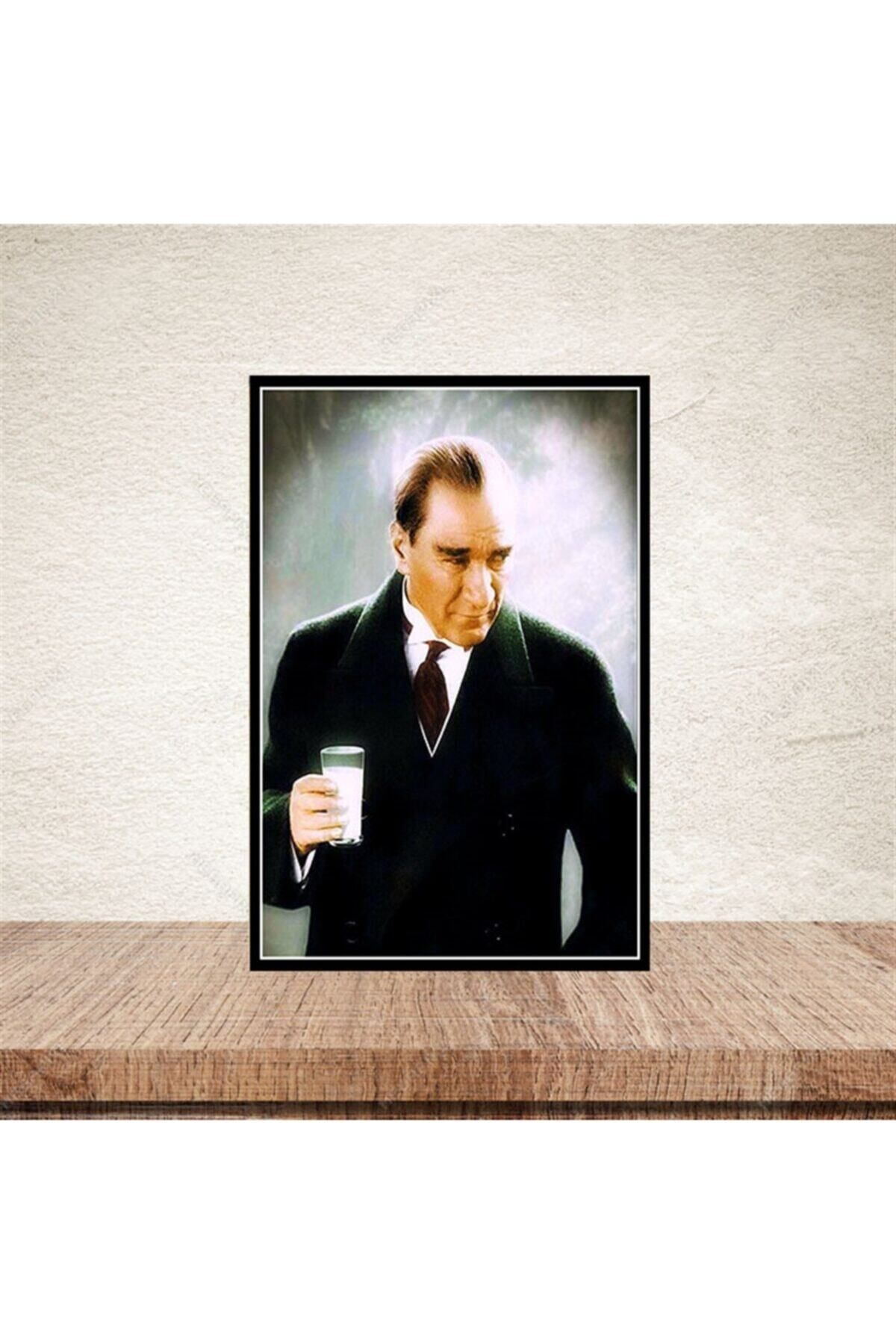 TAKIFİX M.Kemal Atatürk 20-30 Cm Retro Ahşap Poster