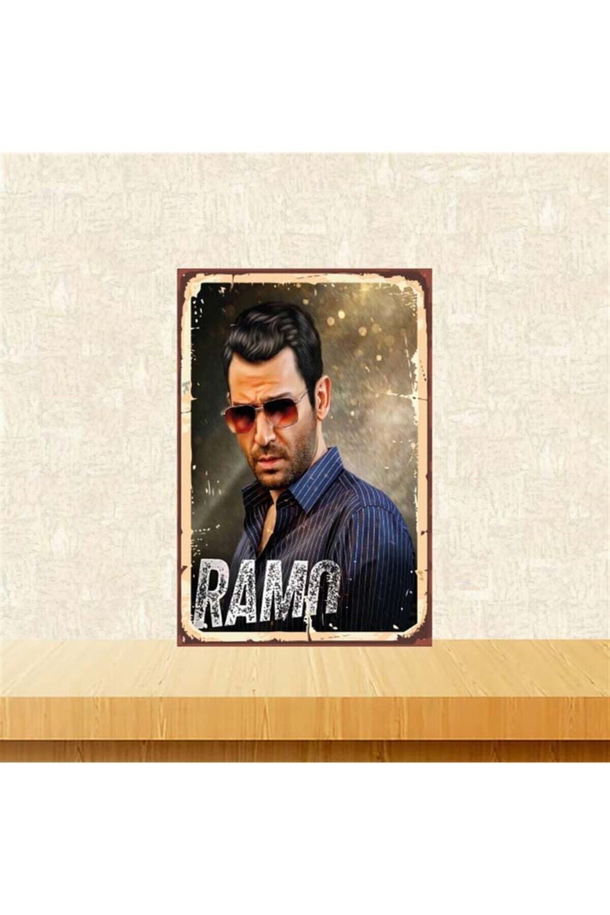 TAKIFİX Ramo 20-30 Cm Retro Ahşap Poster Tkfx4280