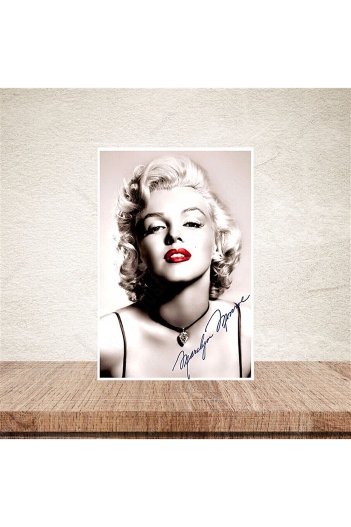 TAKIFİX Marilyn Monroe 20-30 Cm Retro Ahşap Poster