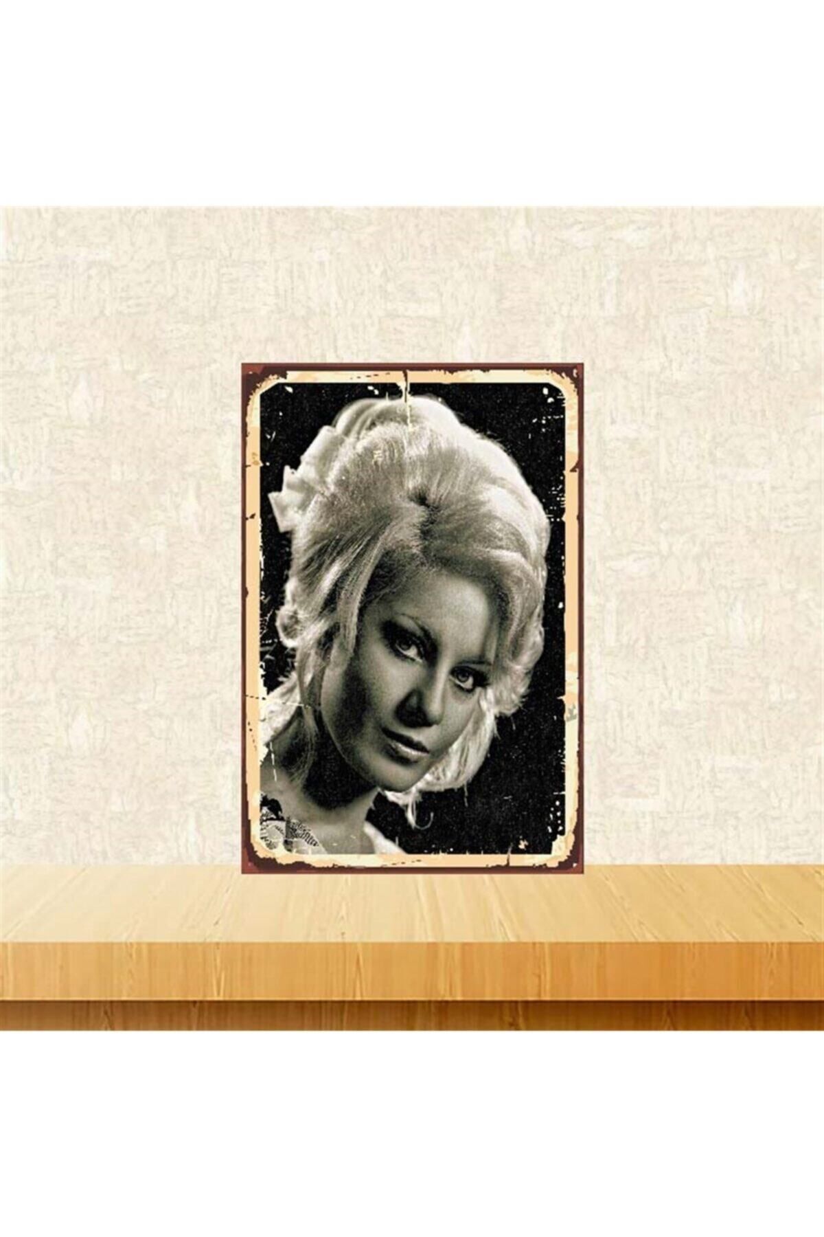 TAKIFİX Emel Sayın Retro Ahşap Poster Tkfx3821 20-30 cm