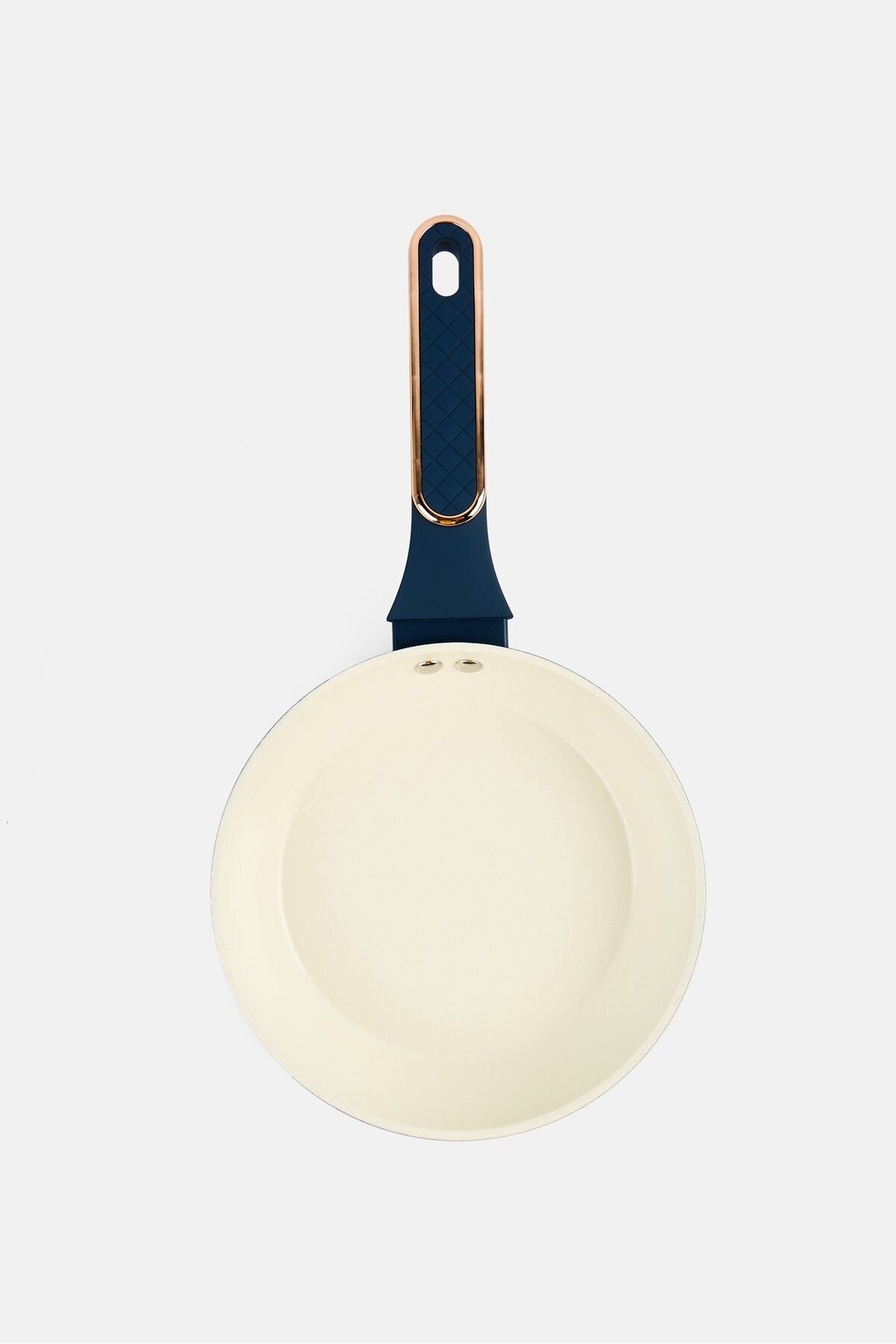 Phantom Chef-Ceramic Gold Aluminum Frying Fan, Navy 2
