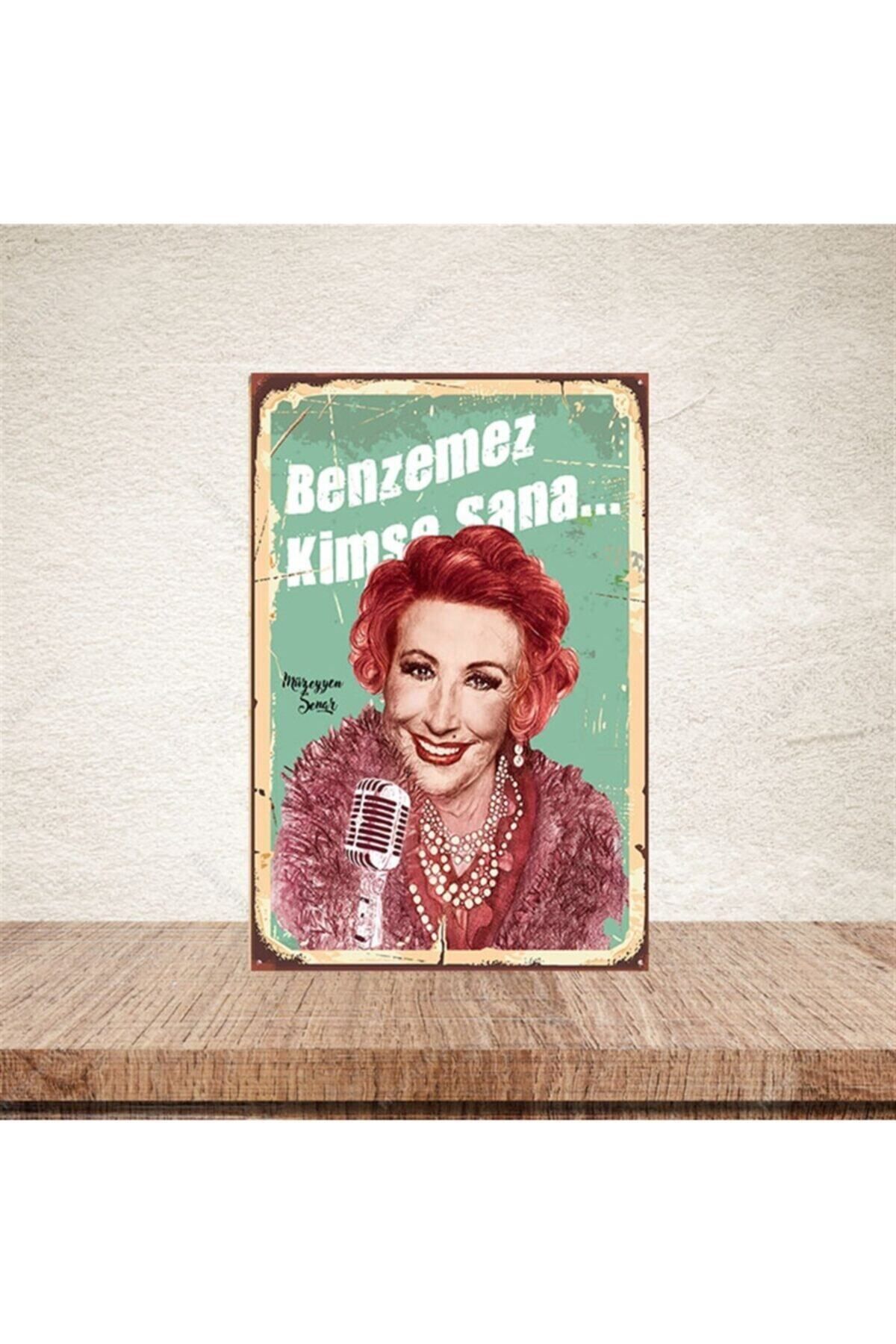 TAKIFİX Benzemez Kimse Sana Retro Ahşap Poster