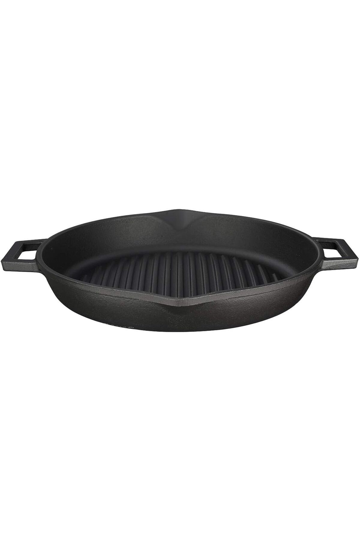 mazıdağı mazzıdağ Döküm Yuvarlak Izgara Tava, Metal Kulplu, 30 cm new store 1133631