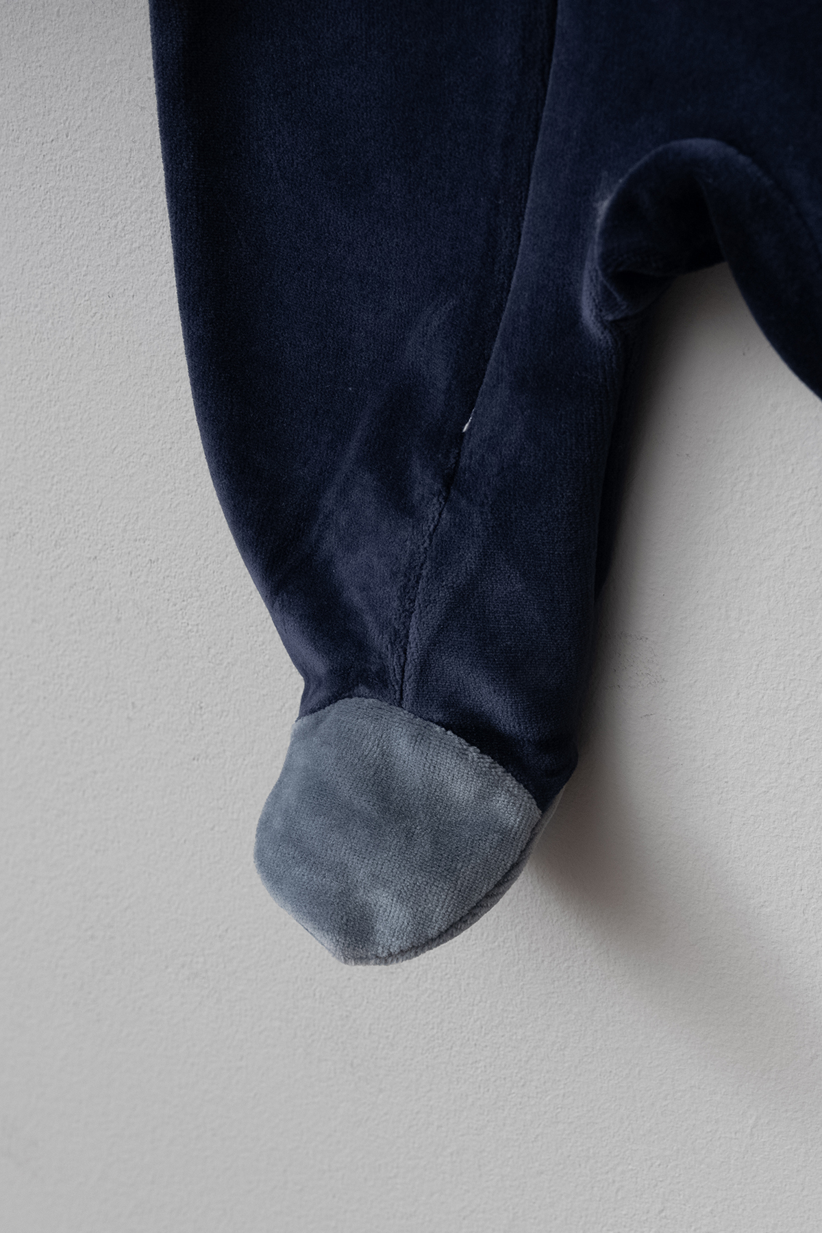 Bebitof Sevimli Penguen Desenli Pamuklu Bebek Kadife Tulum fotoğrafı 4 (önizleme)