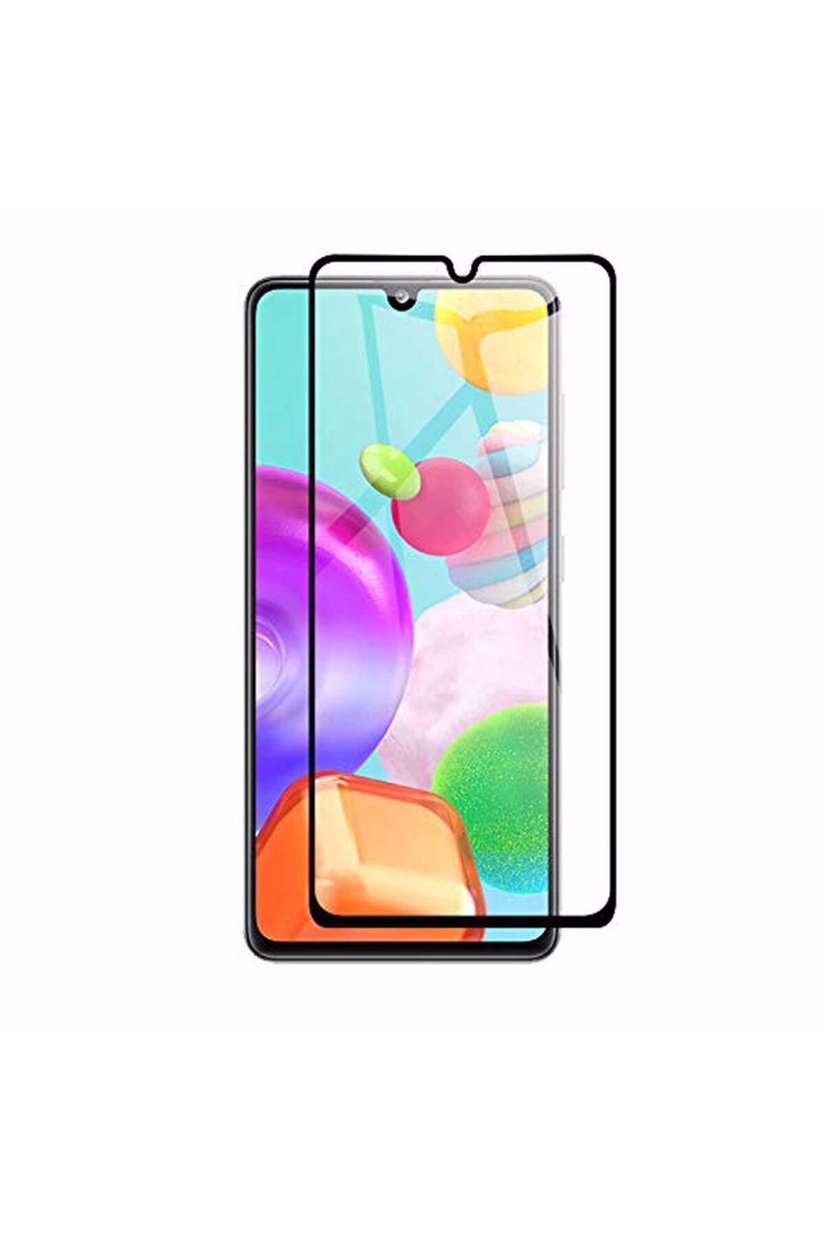Karışık Samsung Galaxy A25 Uyumlu Ekranı Tam Kaplayan Cam Ekran Koruyucu