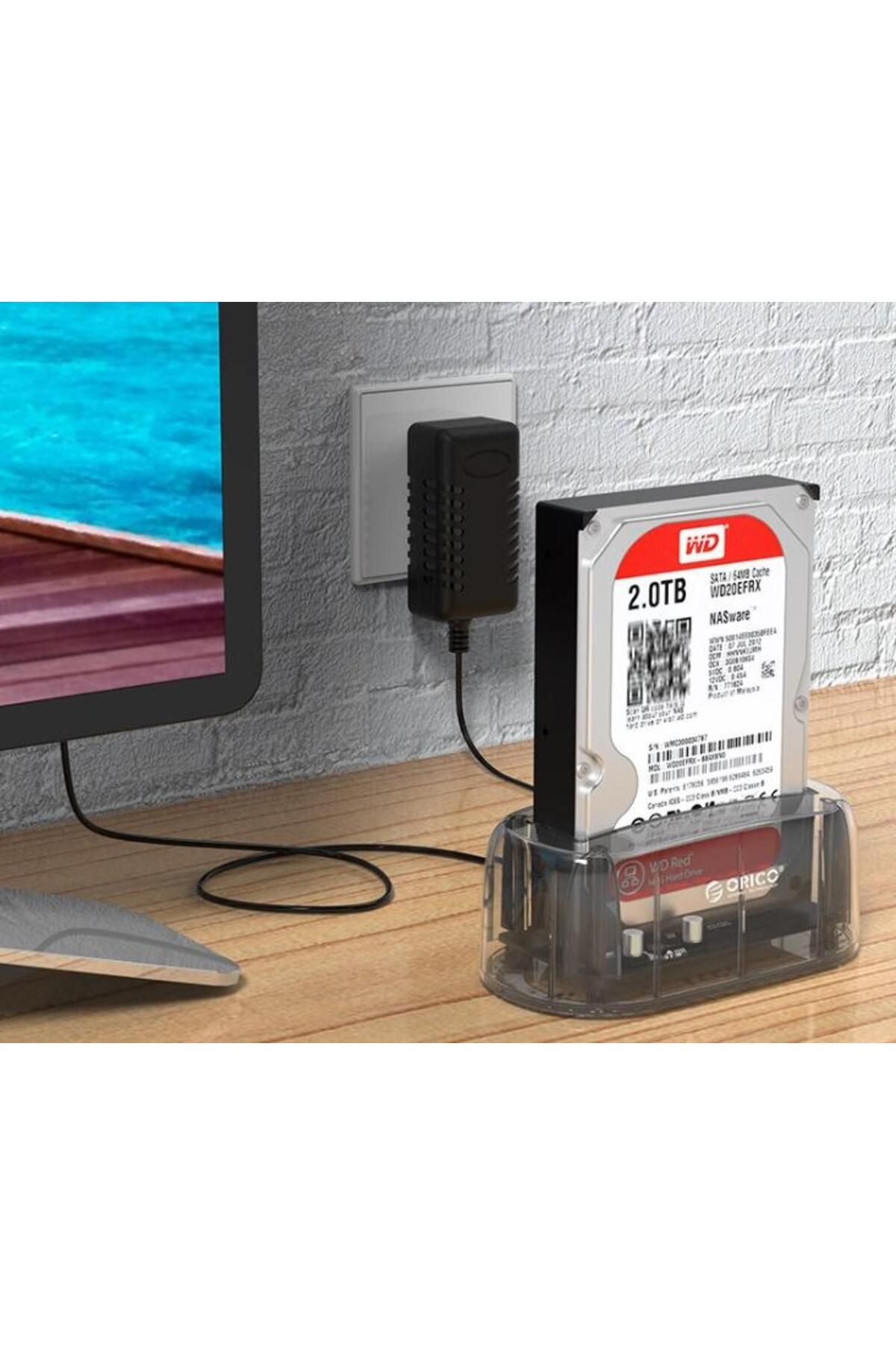 Orico-Dock Orico HDD/SSD 6139U3, USB 3.0 (Transparent) 3