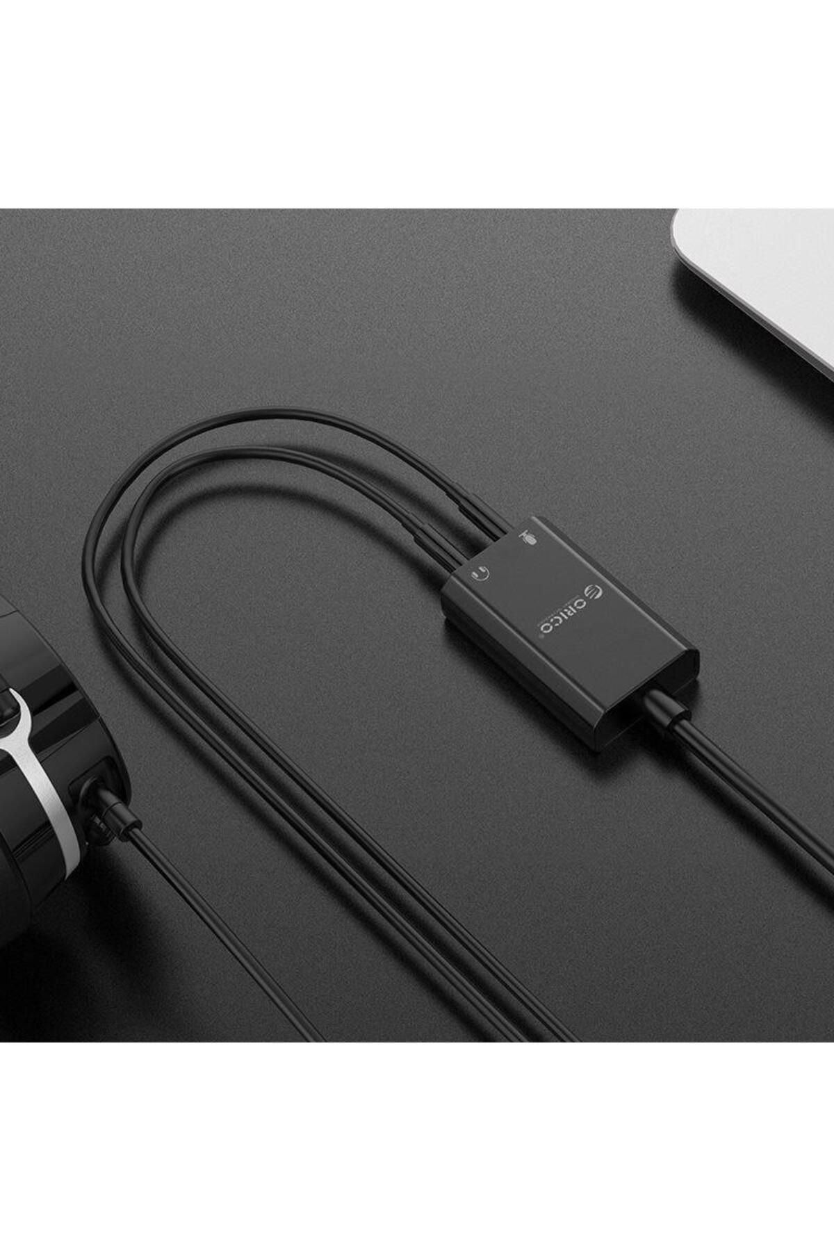 Orico-Orico SKT2 sound card, USB (Black) 4