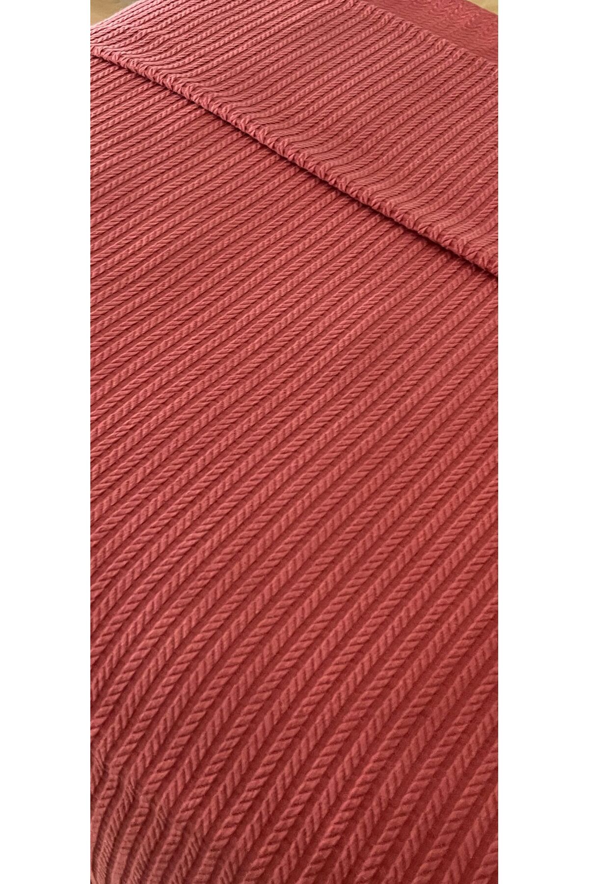 Zeren Home-Hair Braid Model Double Cotton Pique Tile 220 X 220 cm 3