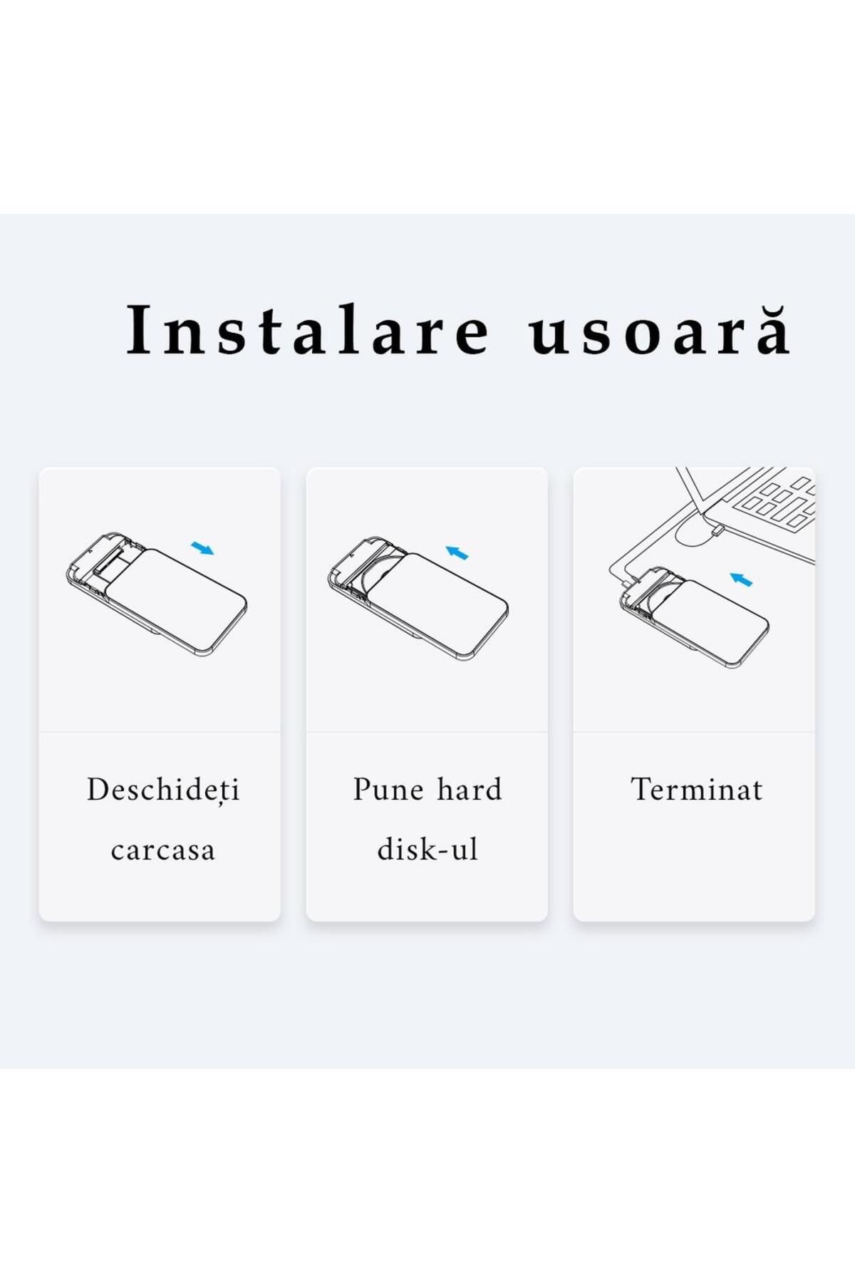 Orico-Rack Orico 25PW1-U3 USB 3.0 2.5 (Negru) 8