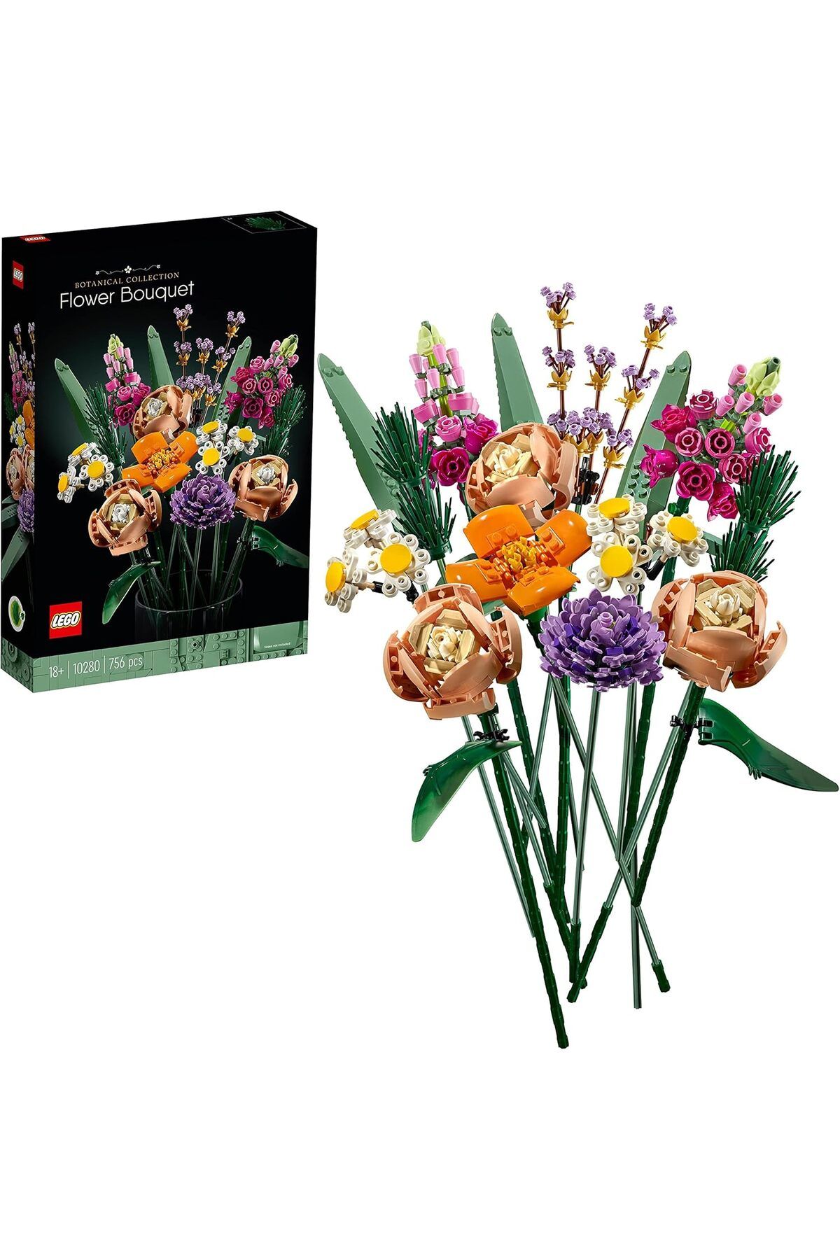 STOREMAX ekn ICONS Çiçek Buketi 10280 - Yetişkinler İçin LEGO Botanik Koleksiyonunun Tamamlayıcısı Se