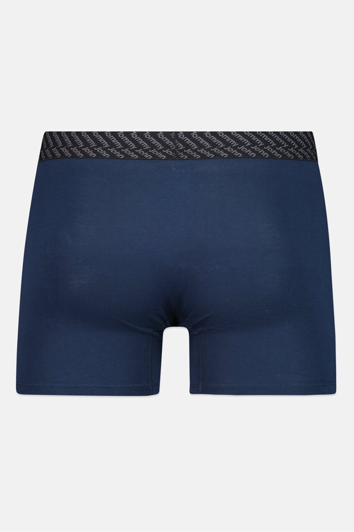 Tommy John-Men 2 Pieces 4 Inseam Brand Logo Boxer Briefs, Navy/Grey 2