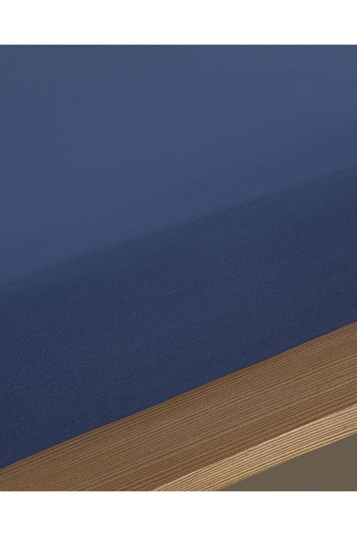 English Home-Flat Cotton Single Plus Fitted Sheet Midnight Blue 120X200 cm (29.03.2025) 2