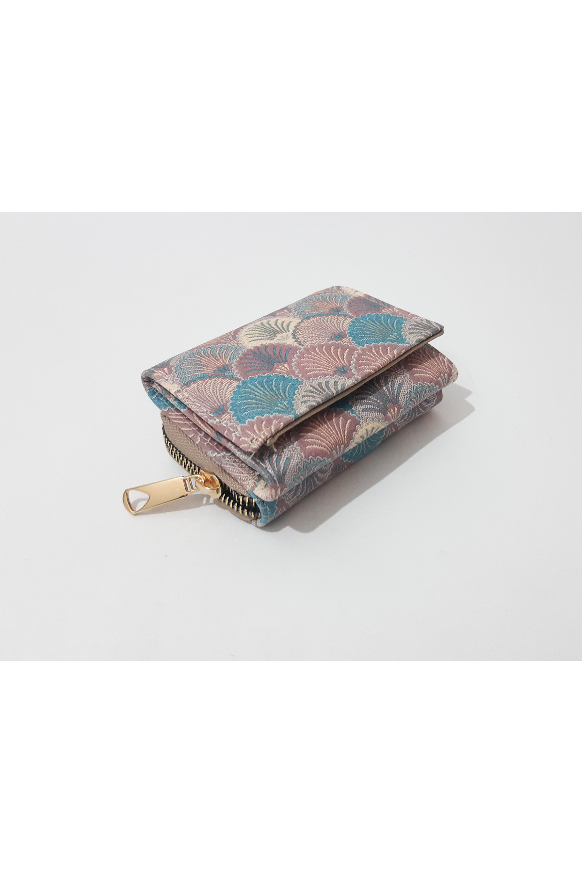 renkli çiçekler-Children's Wallet 11X8 cm Mixed Color Patterned Children's Wallet 3
