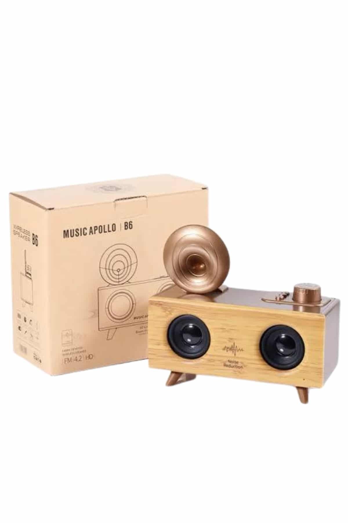 FTA TİCARET Gramafon Radyo Bluetooth Hoparlör Nostaljik Radyo FM Radyo