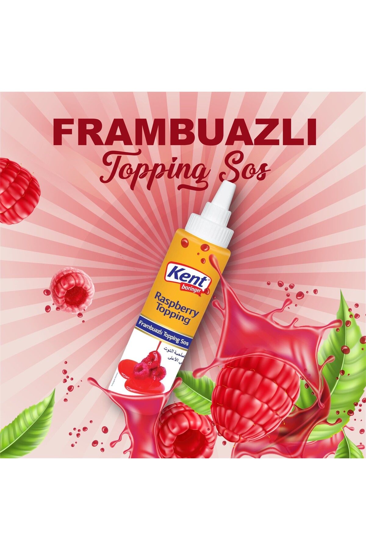 Kent Boringer Kent Topping Frambuazlı Sos-waffle&krep&pankek&kruvasan&san Sebastian Sos 750 gr