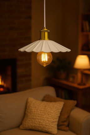 Vivido Home Metal Alven Beyaz Avize, Sarkıt