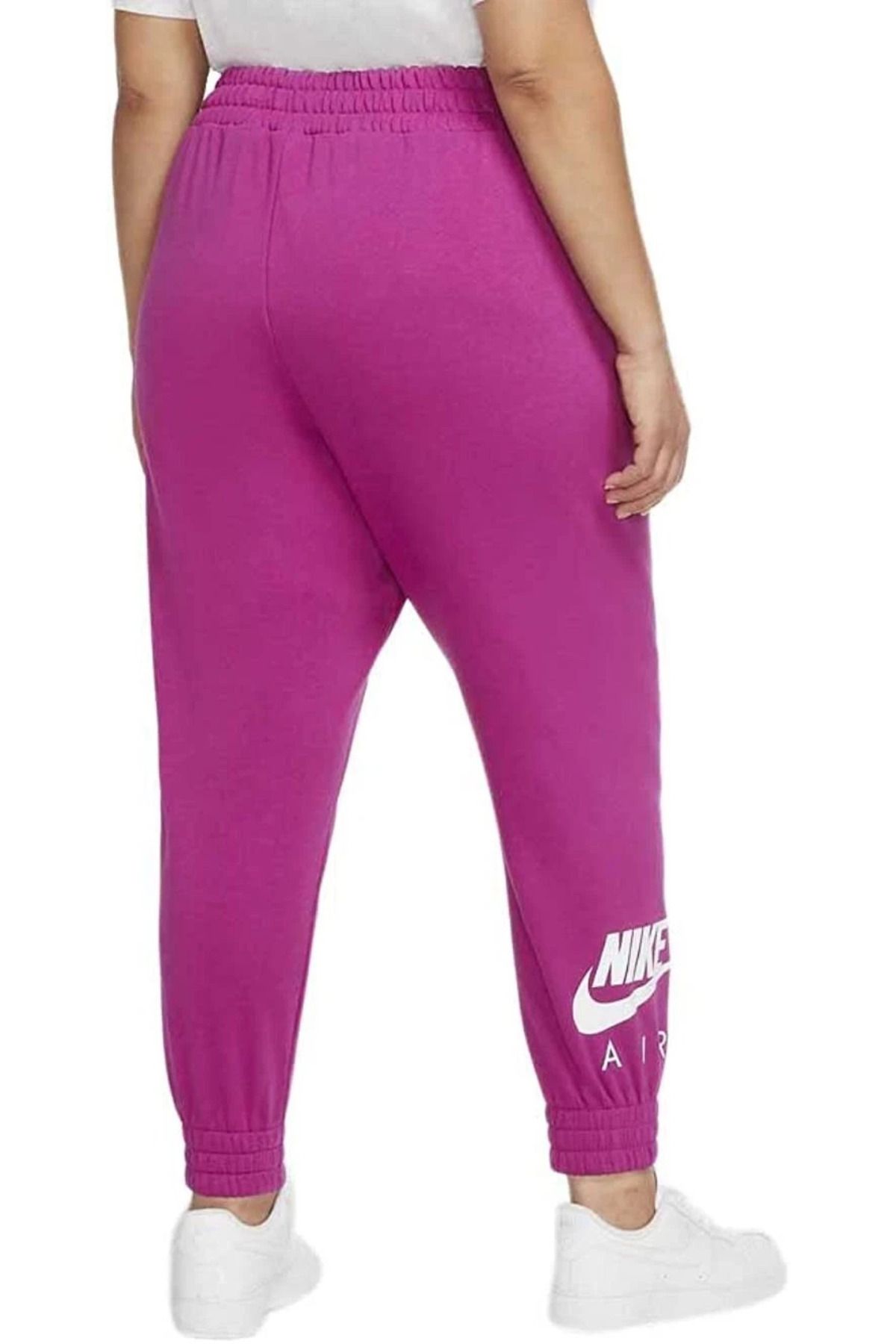 Nike-Women Dm1773-564 7/8 Fleece Tabletop Nail Hollowed Orange Plus Size 1X 2