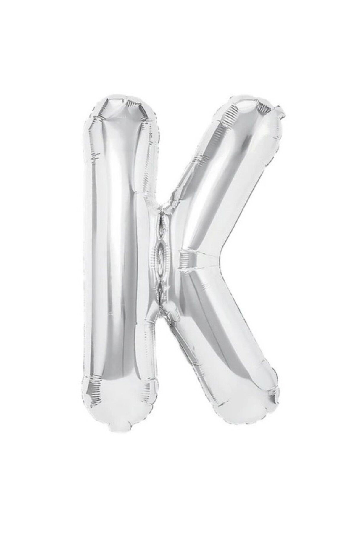 OEM Balon Folie Metalizata Litera K, 80 Cm, Umflati Cu Heliu Sau Aer, Ambalaj Individual Unisex - 10