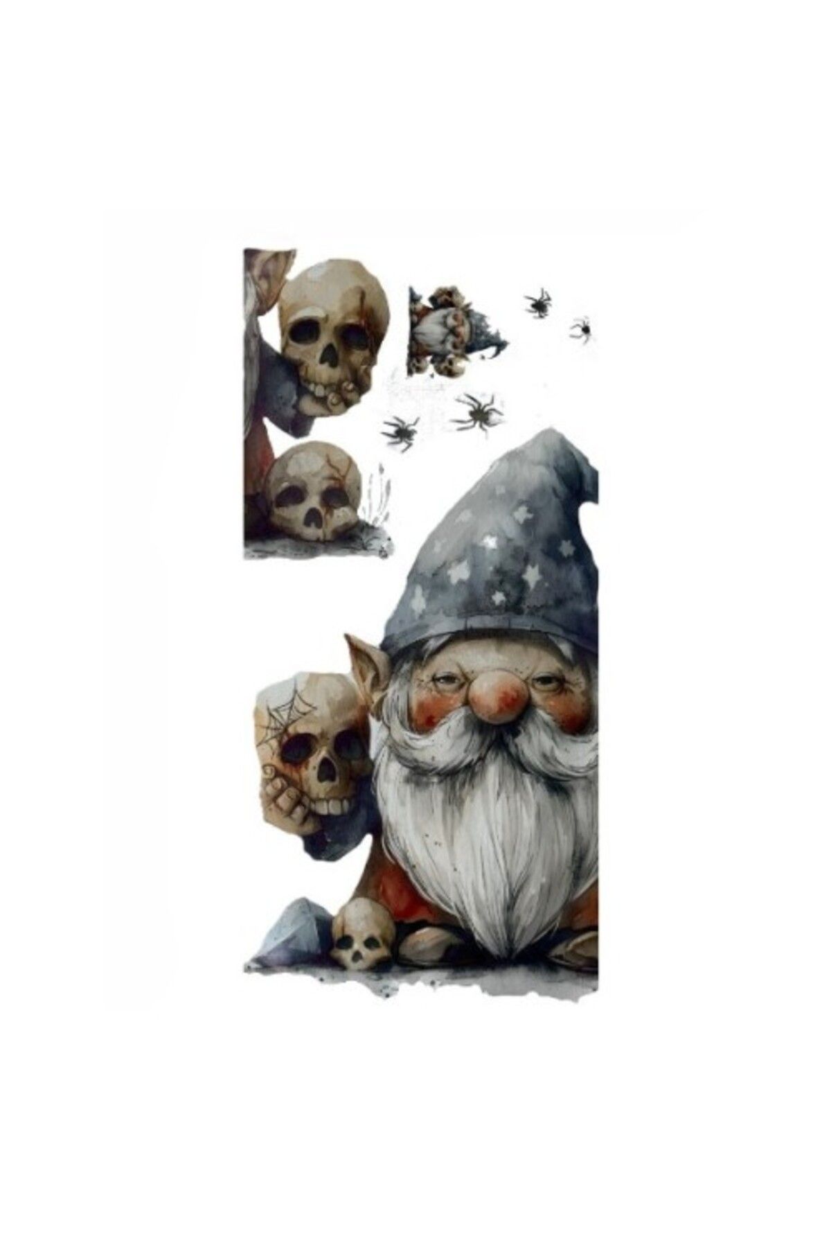 opencart Yeni Opencart Gotik Cüce Ve Kafatası Duvar Sticker Seti Kampanya!!!