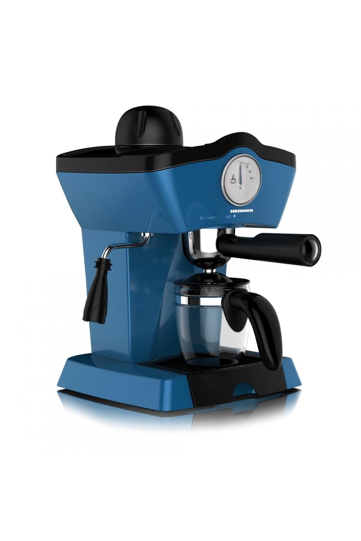 Heinner Espressor Manual Heinner Charm , 800w, 250ml, 3.5 Bar, Albastru - One Size
