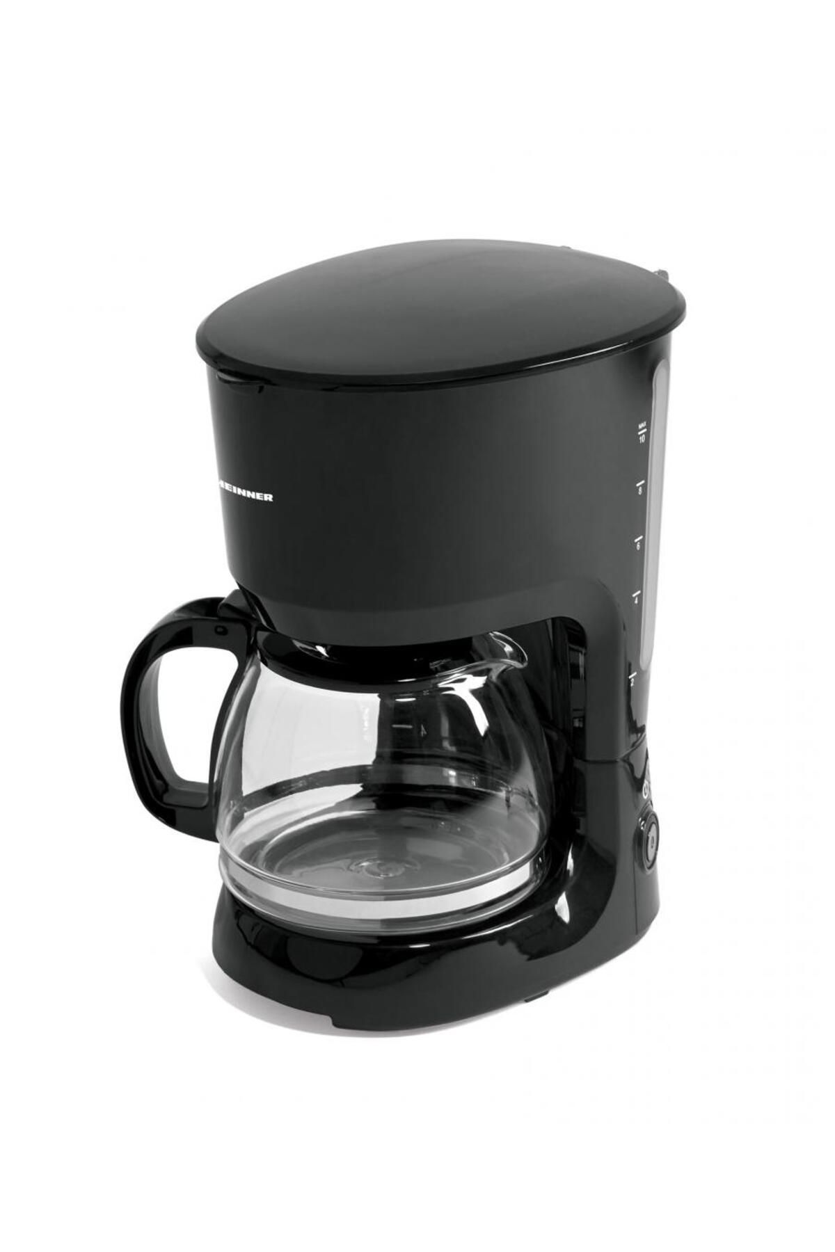 Heinner Cafetiera Heinner 750w, 1.25 L, Anti-picurare, Mentinere Cald, Negru - Mărime unică