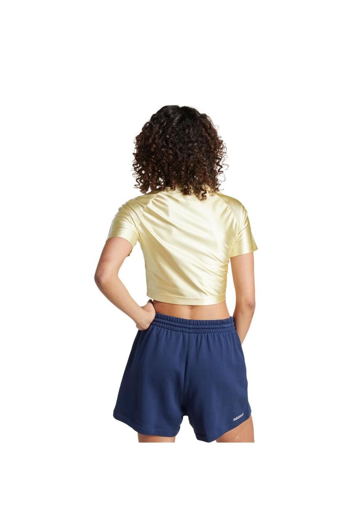 adidas-Yellow Women's T-Shirt Teamgeist Top Jc6350 3
