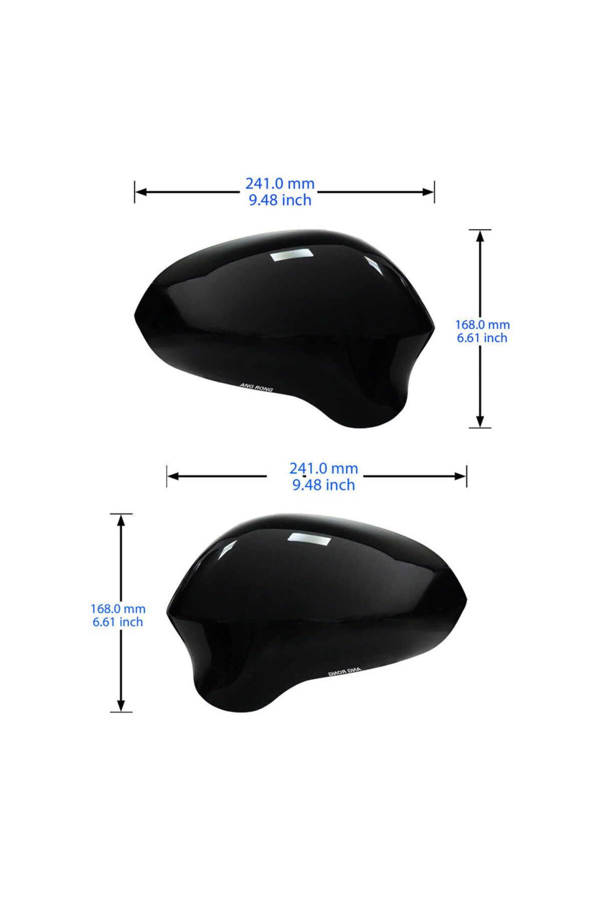 Choice-For Seat Ibiza 6J MK4 08-17 Gloss Black Door Wing Mirror Cover Caps Left + Right 3
