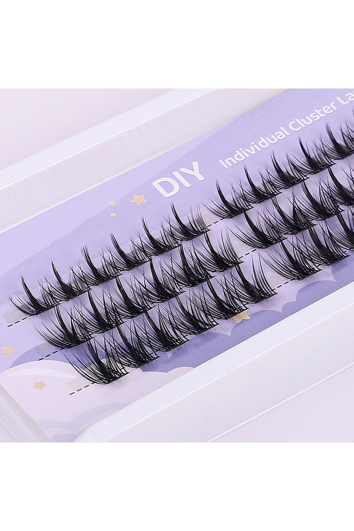 Choice-C Individual Lashes Curly Wispy Lash Clusters Little Devil Style Add Natural Volume Thin Band DIY L. 2