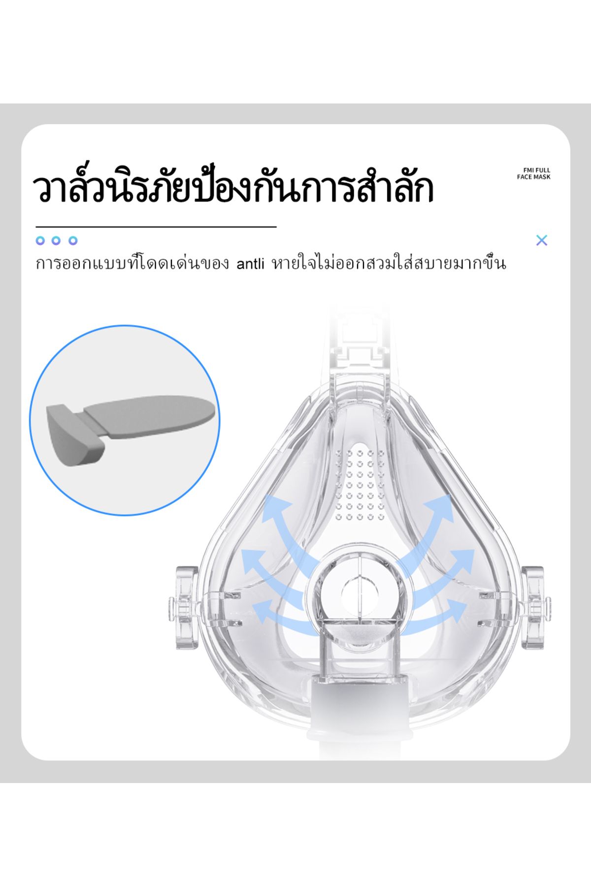 Choice-L Size(1PC) CPAP Nasal Mask NMI CPAP Mask with Headgear Silicone Cushion Anti snoring Sleep Apnea fo 4