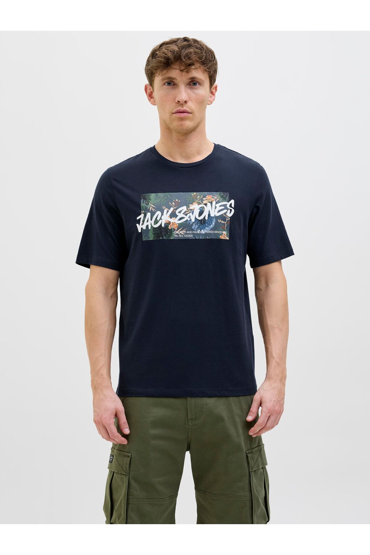 JACK & JONES Herren T-Shirt – Standard-Länge, Reguläre Passform, Klassisches Basic