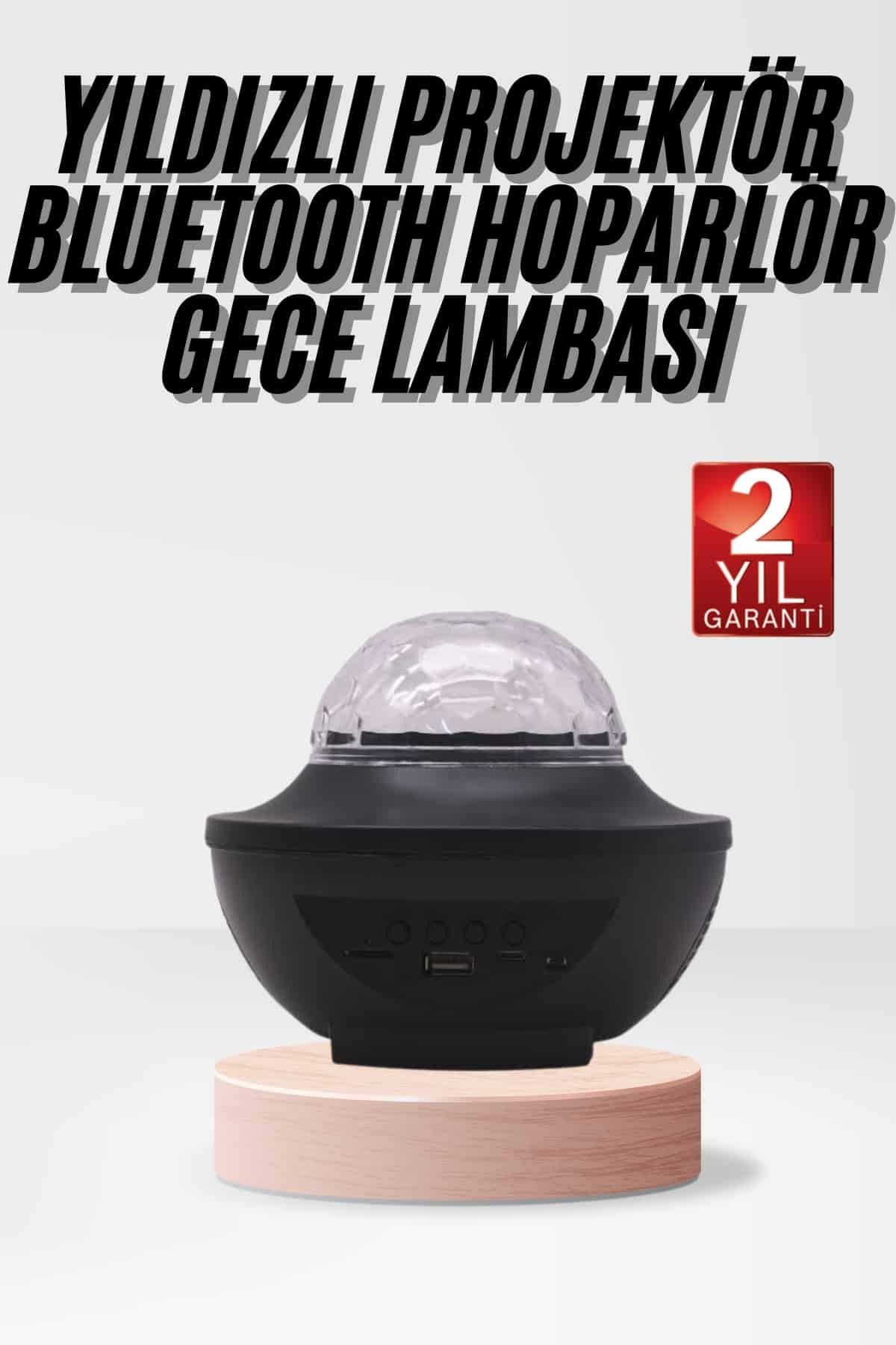teknodayım Çok Renkli Projektör Lamba Disko Topu Gece Lambası Kablosuz