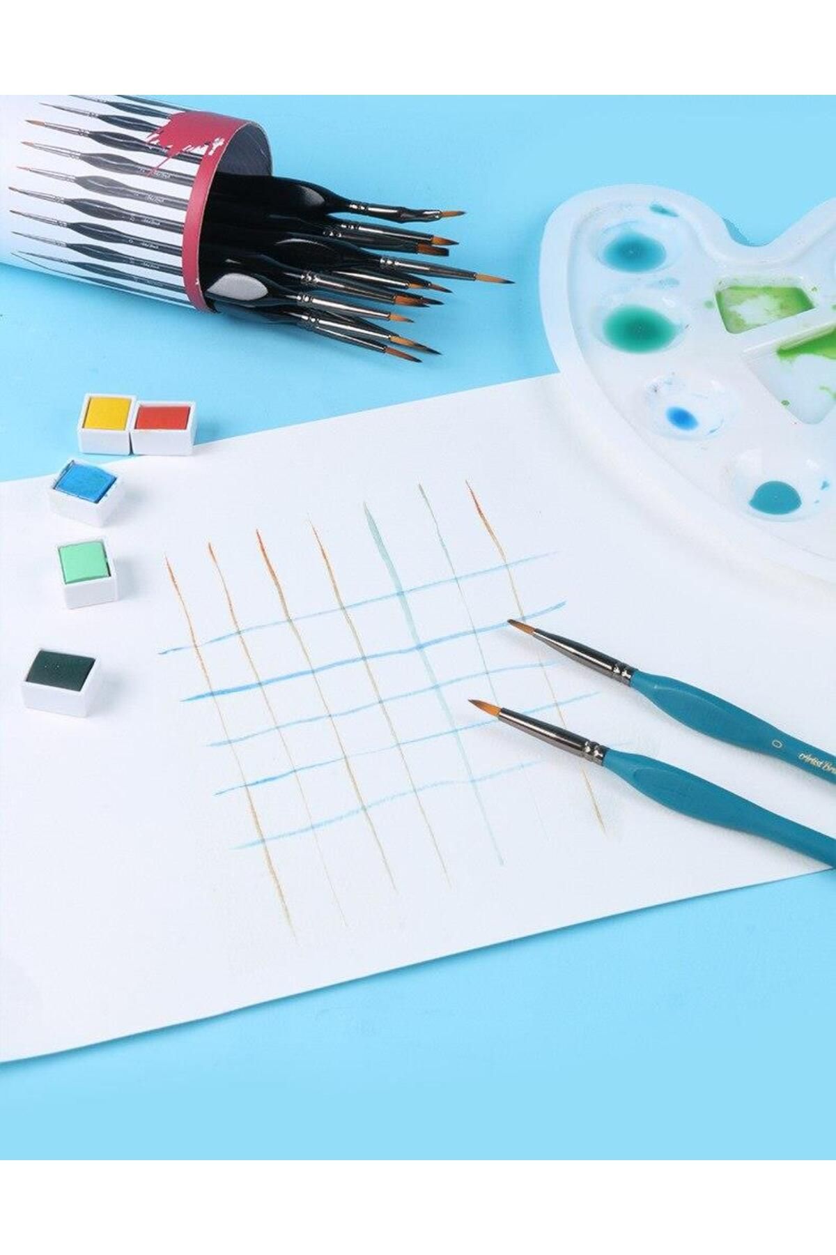 valkyrie-Giorgione 15 Pieces Professional Paint Brush Set 4