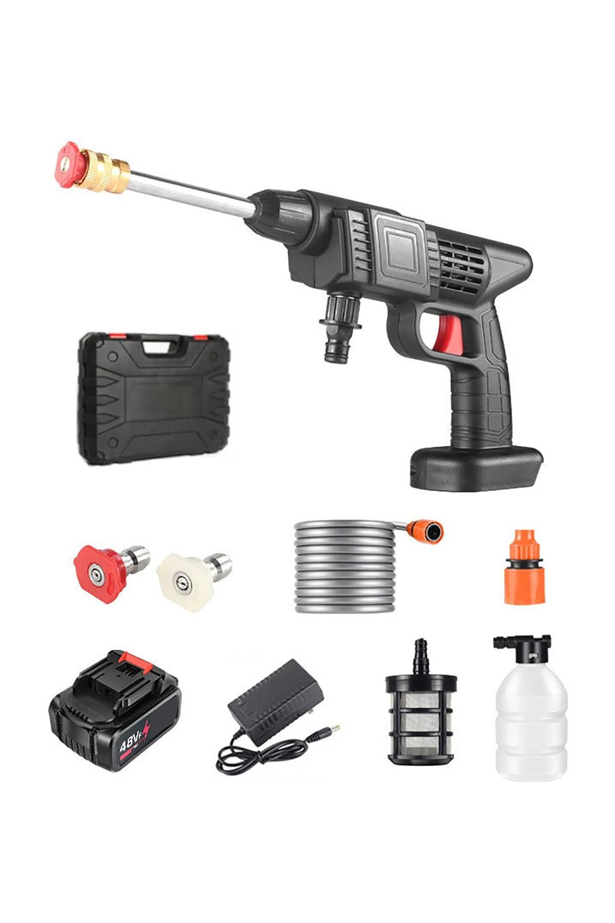 valkyrie 300W 48V Şarjlı Oto Yıkama Tabancası Yüksek Basınçlı