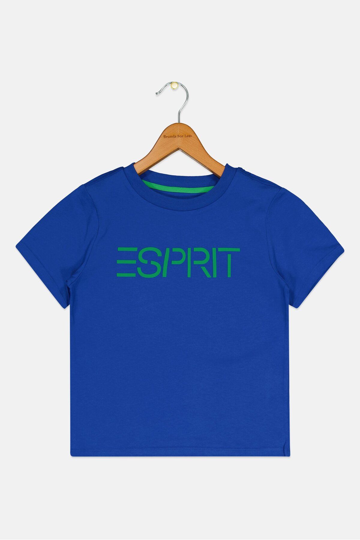Esprit-Toddlers Boy Short Sleeves Brand Logo T-Shirt, Blue 1