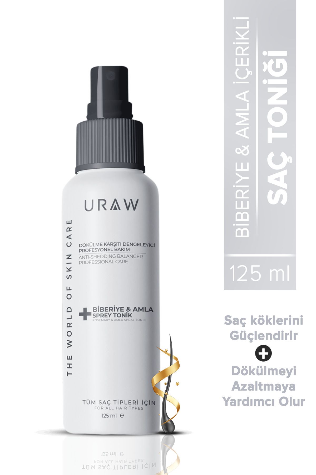 Uraw Biberiye & Amla Özlü Yenileyici Saç Toniği