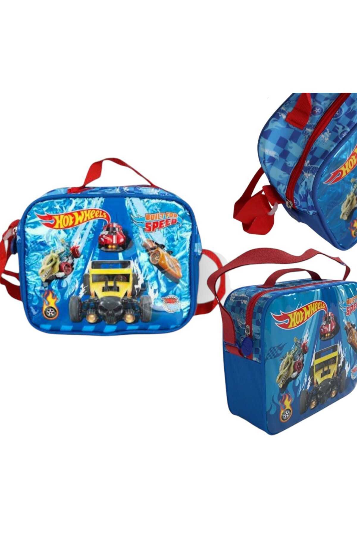 کیف مدرسه مردانه مجوز ابتدایی تغذیه نگهدارنده قلم دو چشم هدیه آلومینیوم ماتارا HOT WHEELS