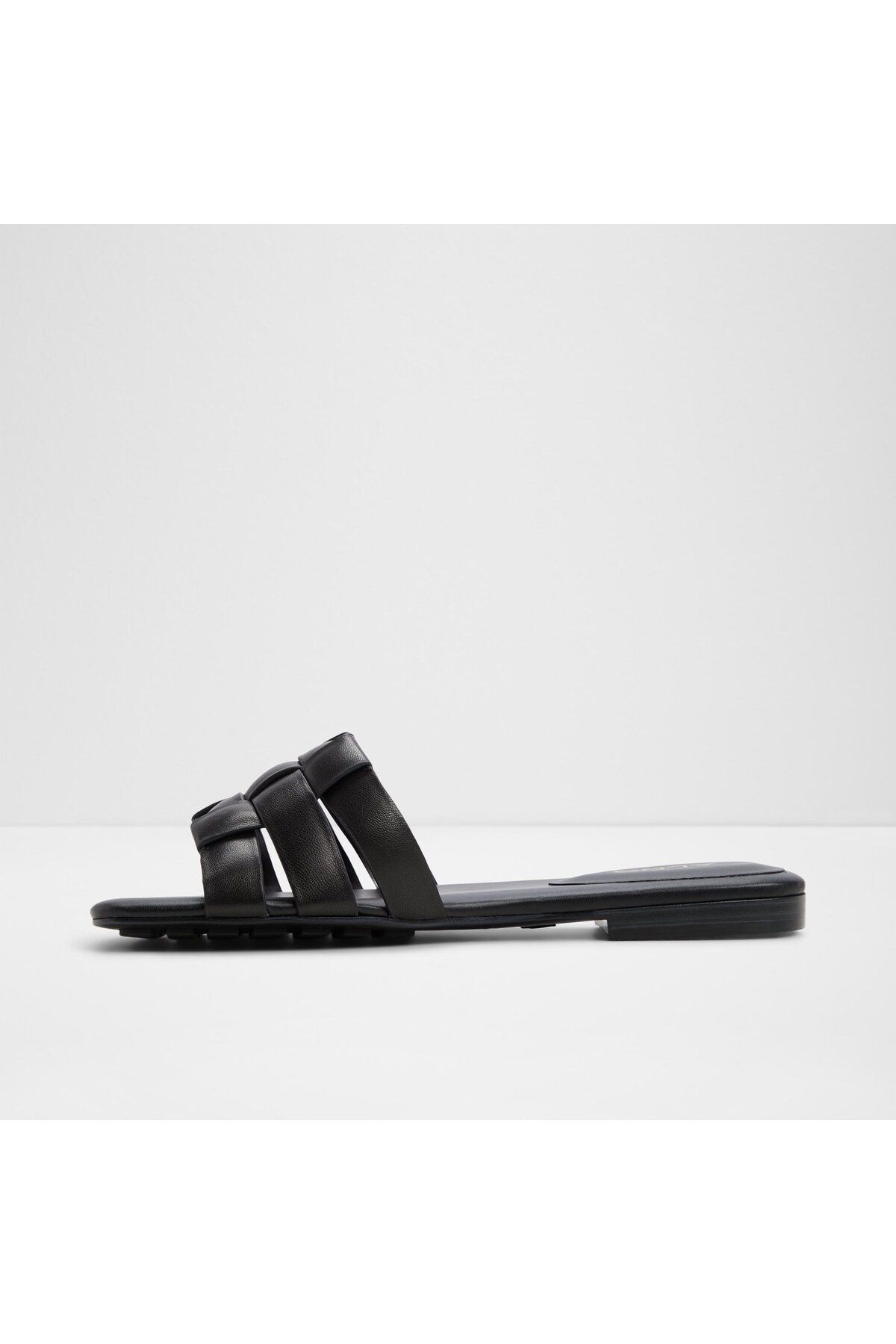Aldo-Black Flat Sandals For Women 3