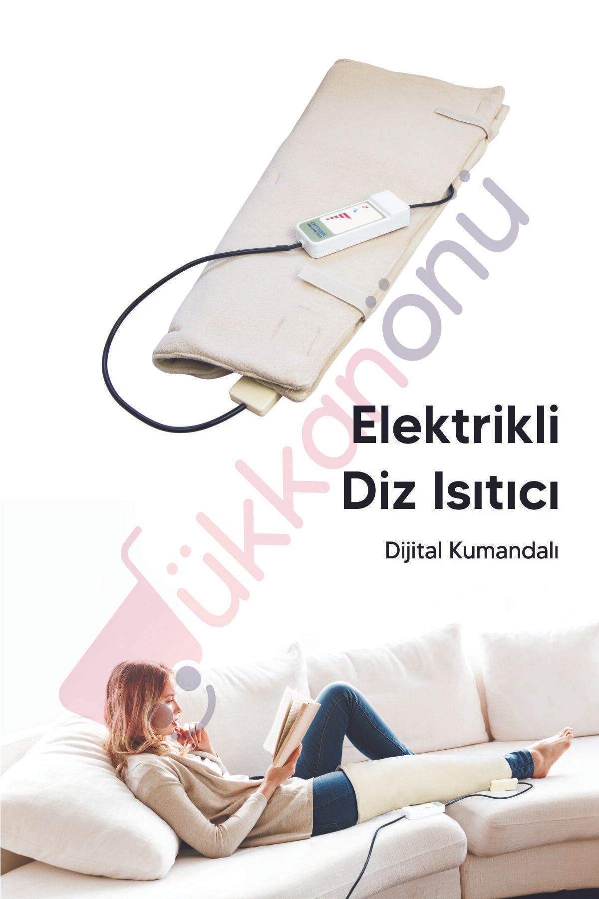Roza's Home Elektrikli Diz Isıtıcısı Dijital Kumandalı 220v
