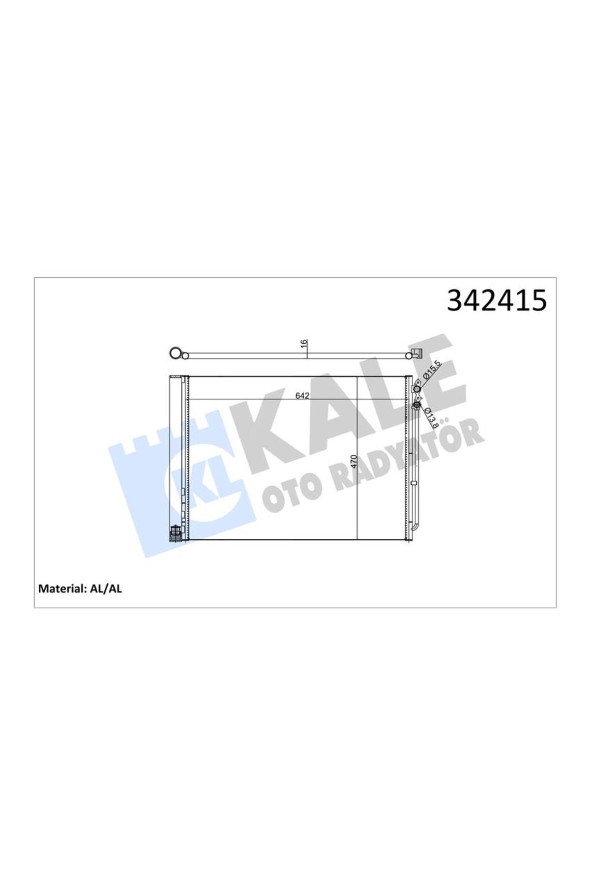 KALE KLIMA RADYATORU BMW F10 F01 N47 N57 B47 B57 64549248173-64509149395