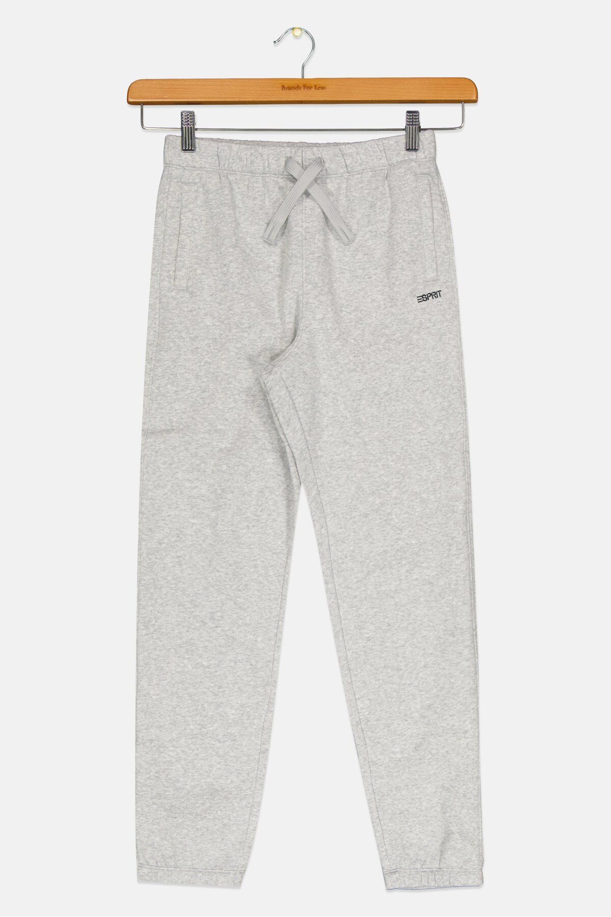 Esprit-Kids Boy Embroidered Logo Sweatpants, Grey 1
