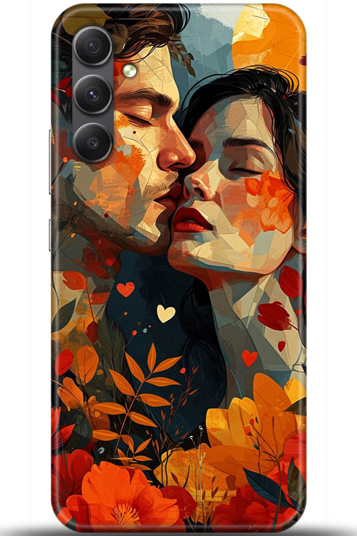 Noprin Samsung Galaxy A34 Kılıf HD Baskılı Kılıf - Happiness Series 5556